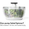 imageOXO Good Grips Salad Spinner  Lettuce Spinner  Fruit Washer  Fruit Washing Bowl with Strainer  Vegetable Cleaner  Salad Cleaner  Lettuce Washer  622 Quart CapacityLarge Salad Spinner
