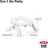 imageOXO Tot 2in1 Go Portable Potty with Travel Bag Travel Potty Seat for ToddlerTeal