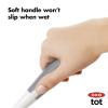 imageOXO Tot Bottle Brush with Nipple Cleaner and Stand GrayGray