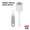 imageOXO Tot Bottle Brush with Nipple Cleaner and Stand GrayGray