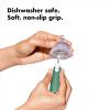 imageOXO Tot Bottle Brush with Nipple Cleaner and Stand GraySage
