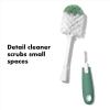 imageOXO Tot Bottle Brush with Nipple Cleaner and Stand GraySage