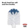 imageOXO Tot Bottle Brush with Nipple Cleaner and Stand Navy