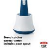 imageOXO Tot Bottle Brush with Nipple Cleaner and Stand Navy