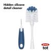 imageOXO Tot Bottle Brush with Nipple Cleaner and Stand Navy
