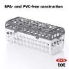 imageOXO Tot Dishwasher Basket for Bottle Parts ampamp Accessories TealGray