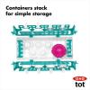 imageOXO Tot Dishwasher Basket for Bottle Parts ampamp Accessories TealTot Teal