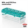 imageOXO Tot Dishwasher Basket for Bottle Parts ampamp Accessories TealTot Teal