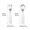 imageOXO Tot Fork and Spoon Set  DuskPink