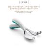imageOXO Tot Fork and Spoon Set  DuskTot Teal
