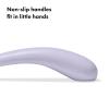 imageOXO Tot OnTheGo Fork and Spoon Set  DuskLilac