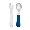 imageOXO Tot OnTheGo Fork and Spoon Set  DuskNavy