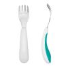 imageOXO Tot OnTheGo Fork and Spoon Set  DuskTeal
