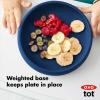 imageOXO Tot Silicone Plate NavyNavy