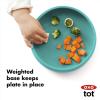 imageOXO Tot Silicone Plate NavyTeal