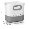 imageOXO Tot Stand Up Bath Toy Storage  Gray1 Count Pack of 2