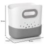 imageOXO Tot Stand Up Bath Toy Storage  Gray1 Count Pack of 2