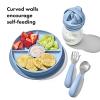 imageOXO Tot Stick and Stay Suction Divided Plate  BlossomDusk