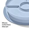 imageOXO Tot Stick and Stay Suction Divided Plate  BlossomDusk