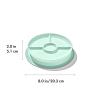 imageOXO Tot Stick and Stay Suction Divided Plate  BlossomOpal