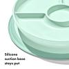 imageOXO Tot Stick and Stay Suction Divided Plate  BlossomOpal