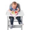 imageOXO Tot Stick and Stay Suction Divided Plate  BlossomPink