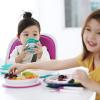 imageOXO Tot Stick and Stay Suction Divided Plate  BlossomPink