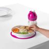 imageOXO Tot Stick and Stay Suction Divided Plate  BlossomPink
