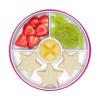 imageOXO Tot Stick and Stay Suction Divided Plate  BlossomPink