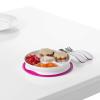 imageOXO Tot Stick and Stay Suction Divided Plate  BlossomPink