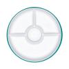 imageOXO Tot Stick and Stay Suction Divided Plate  BlossomTeal