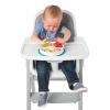 imageOXO Tot Stick and Stay Suction Divided Plate  BlossomTeal