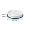 imageOXO Tot Stick and Stay Suction Divided Plate  BlossomTot Navy