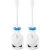 imageOXO Good Grips Compact Toilet Brush ampamp Canister  White1 Count Pack of 2