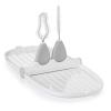 imageOXO Tot Breast Pump Parts Compact Drying Rack with Detail Brushes Gray