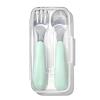 imageOXO Tot OnTheGo Fork and Spoon Set  DuskOpal