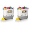 imageOXO Tot Stand Up Bath Toy Storage  Gray1 Count Pack of 2