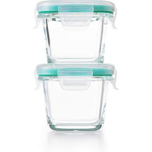 imageOXO Good Grips 4Piece Smart Seal Leakproof Mini Glass AirtightContainer Set