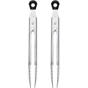 imageOXO Good Grips 9 Inch Stainless Steel Locking TongsMini Tongs 2 Pack