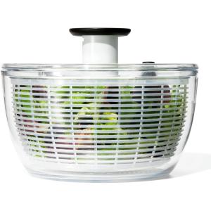 imageOXO Good Grips Salad Spinner  Lettuce Spinner  Fruit Washer  Fruit Washing Bowl with Strainer  Vegetable Cleaner  Salad Cleaner  Lettuce Washer  622 Quart CapacityLarge Salad Spinner