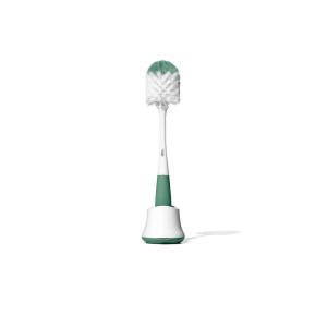 imageOXO Tot Bottle Brush with Nipple Cleaner and Stand GraySage