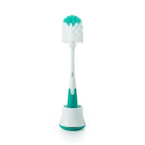 imageOXO Tot Bottle Brush with Nipple Cleaner and Stand GrayTot Teal