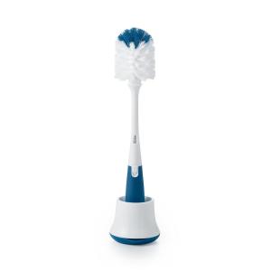 imageOXO Tot Bottle Brush with Nipple Cleaner and Stand Navy