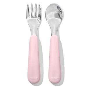 imageOXO Tot Fork and Spoon Set  DuskBlossom