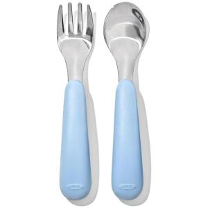 imageOXO Tot Fork and Spoon Set  DuskDusk