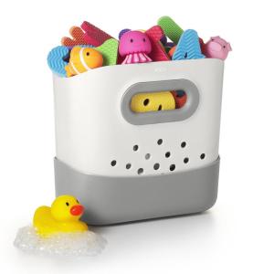imageOXO Tot Stand Up Bath Toy Storage  Gray1 Count Pack of 1