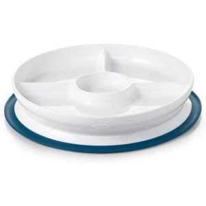imageOXO Tot Stick and Stay Suction Divided Plate  BlossomTot Navy