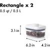 imageOXO Good Grips 10Piece POP Container Set White 1165700