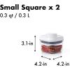 imageOXO Good Grips 10Piece POP Container Set White 1165700
