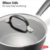 imageOXO Good Grips 1QT and 2QT Saucepan Pot Set with Lids 3Layered German Engineered Nonstick Coating Stainless Steel Handles with Nonslip Silicone Black1QT and 2QT Saucepan Set